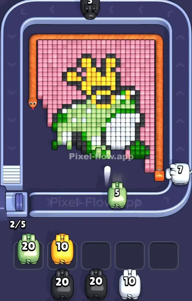 Pixel Flow Level 991 Solution 1