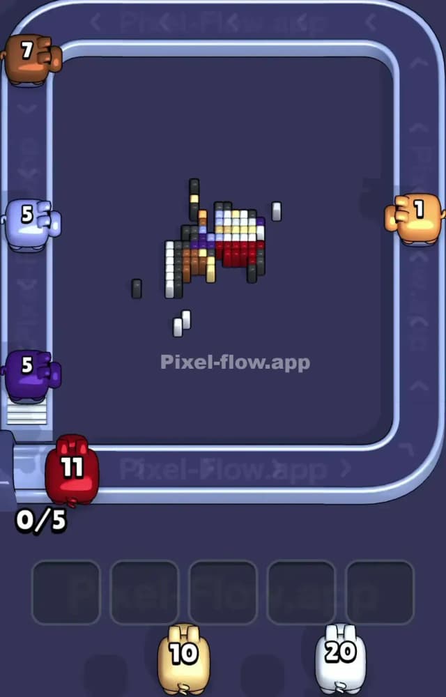 Pixel Flow Level 1380 Solution 3