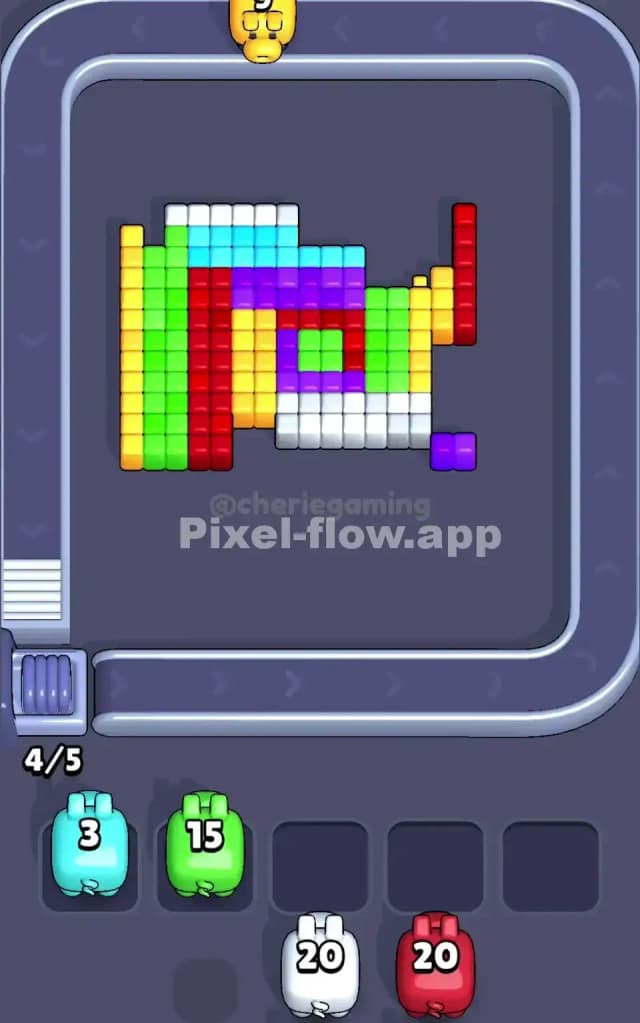 Pixel Flow Level 51 Solution 2