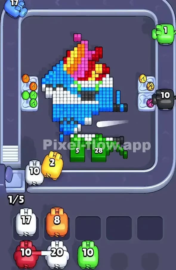 Pixel Flow Level 381 Solution 2