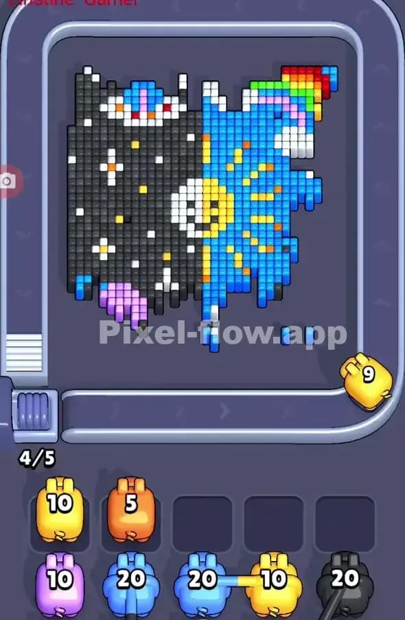 Pixel Flow Level 310 Solution 1