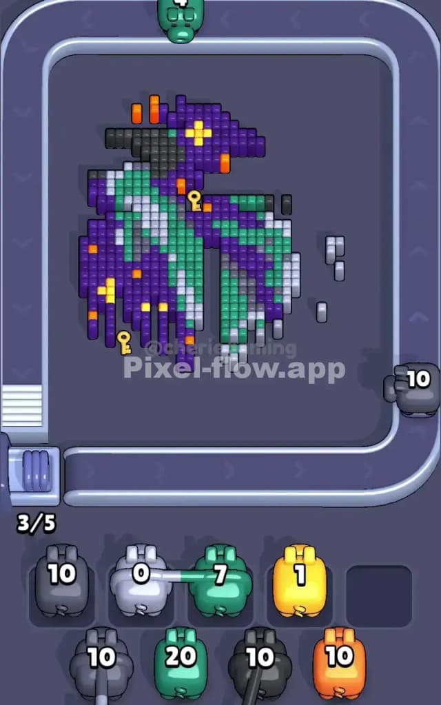 Pixel Flow Level 223 Solution 2