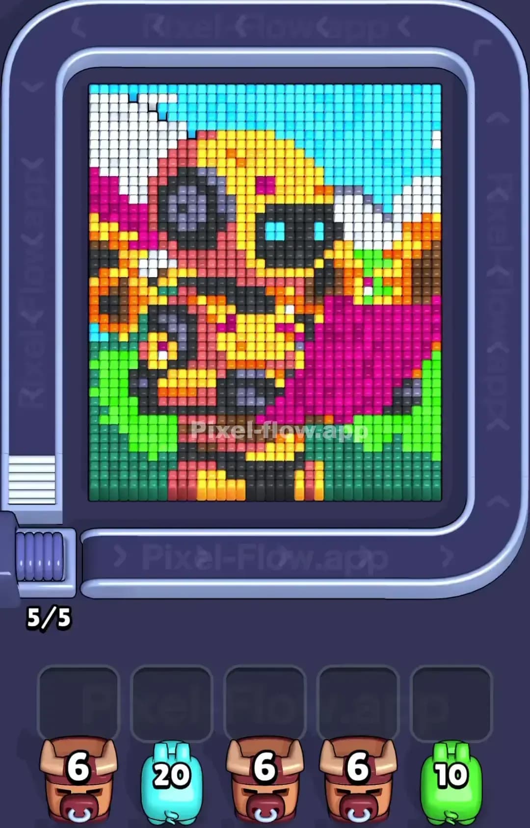 Pixel Flow Level 1577 Screenshot