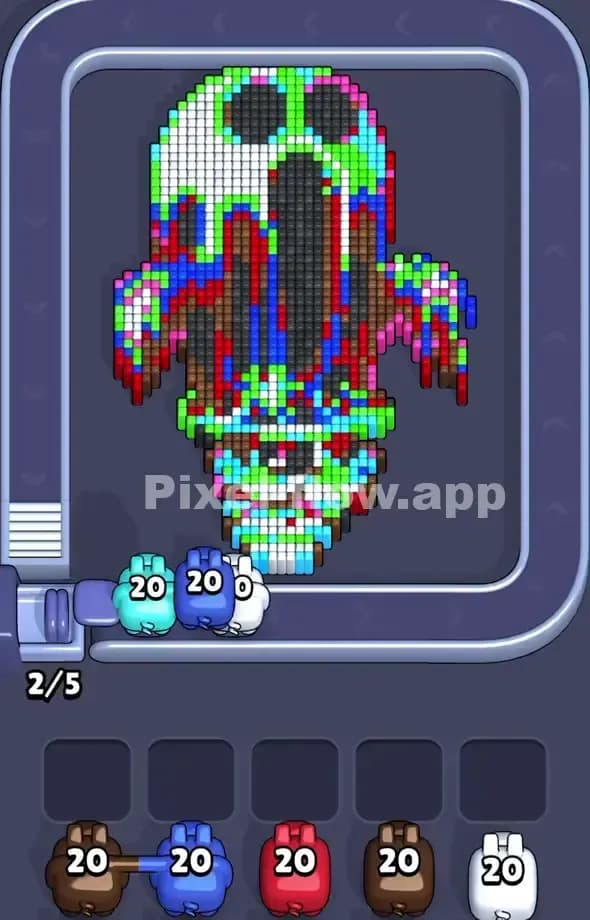 Pixel Flow Level 549 Screenshot