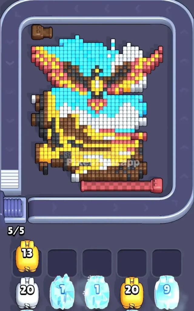 Pixel Flow Level 576 Solution 1