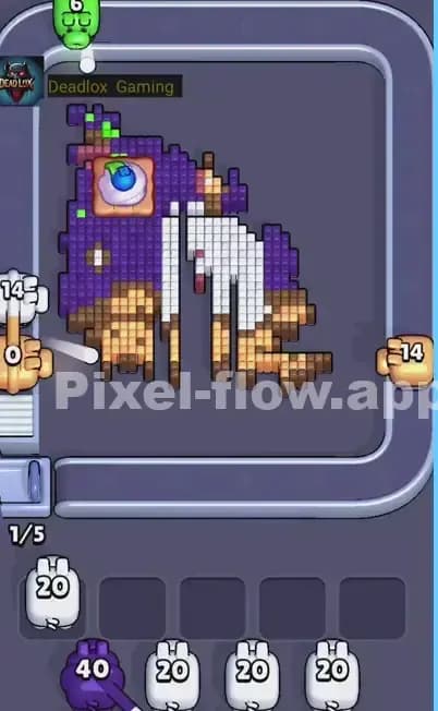 Pixel Flow Level 468 Solution 1