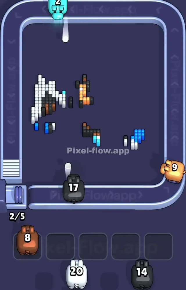 Pixel Flow Level 1594 Solution 3