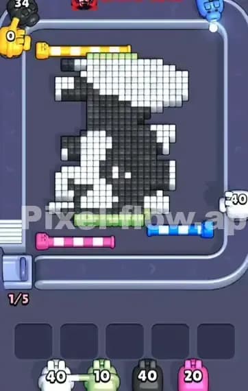 Pixel Flow Level 354 Solution 2