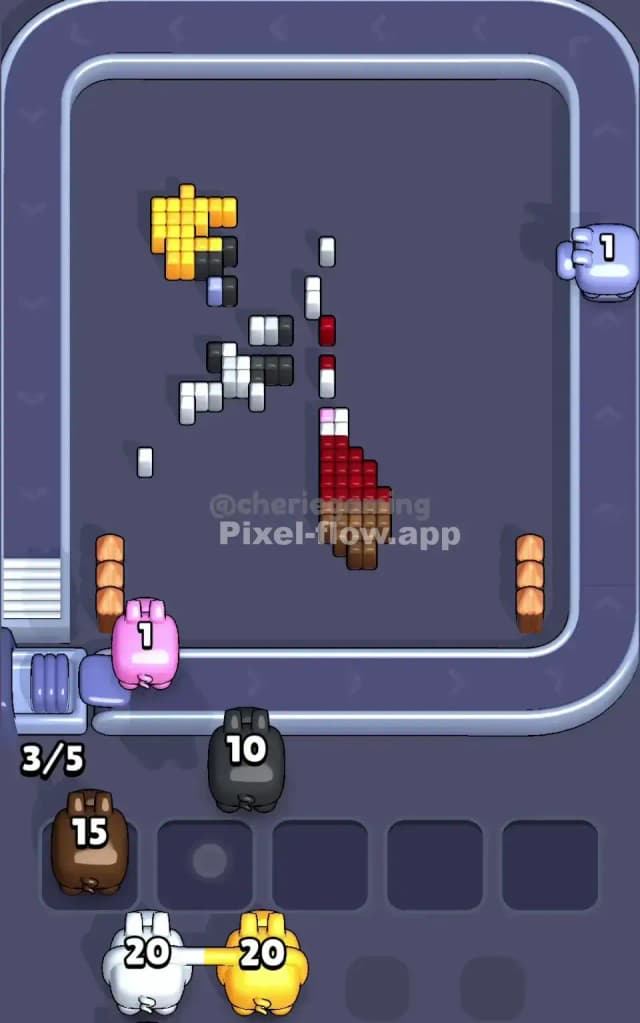 Pixel Flow Level 532 Solution 3