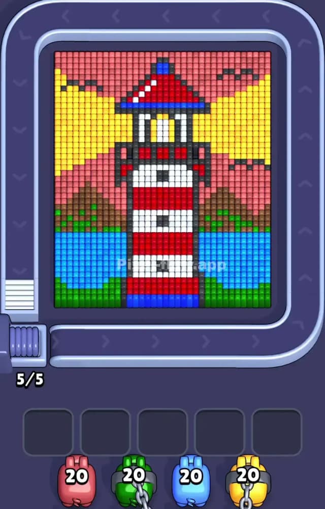 Pixel Flow Level 1018 Gameplay