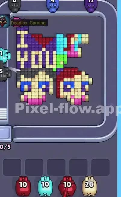 Pixel Flow Level 486 Solution 2