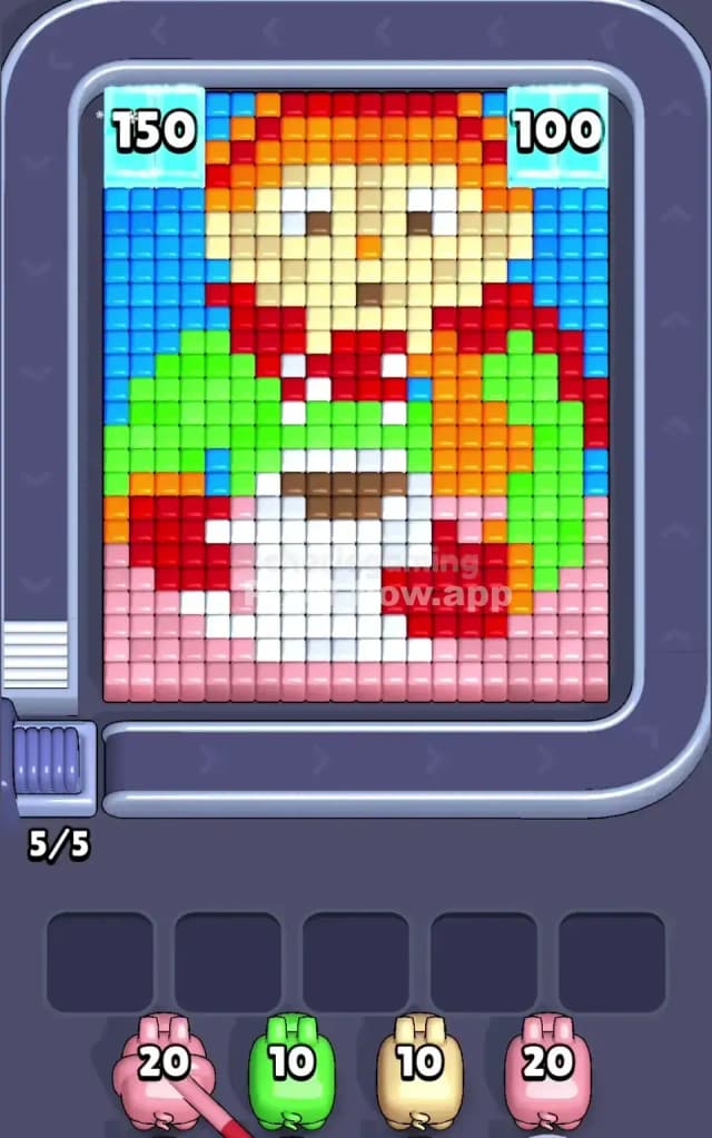 Pixel Flow Level 466 Gameplay