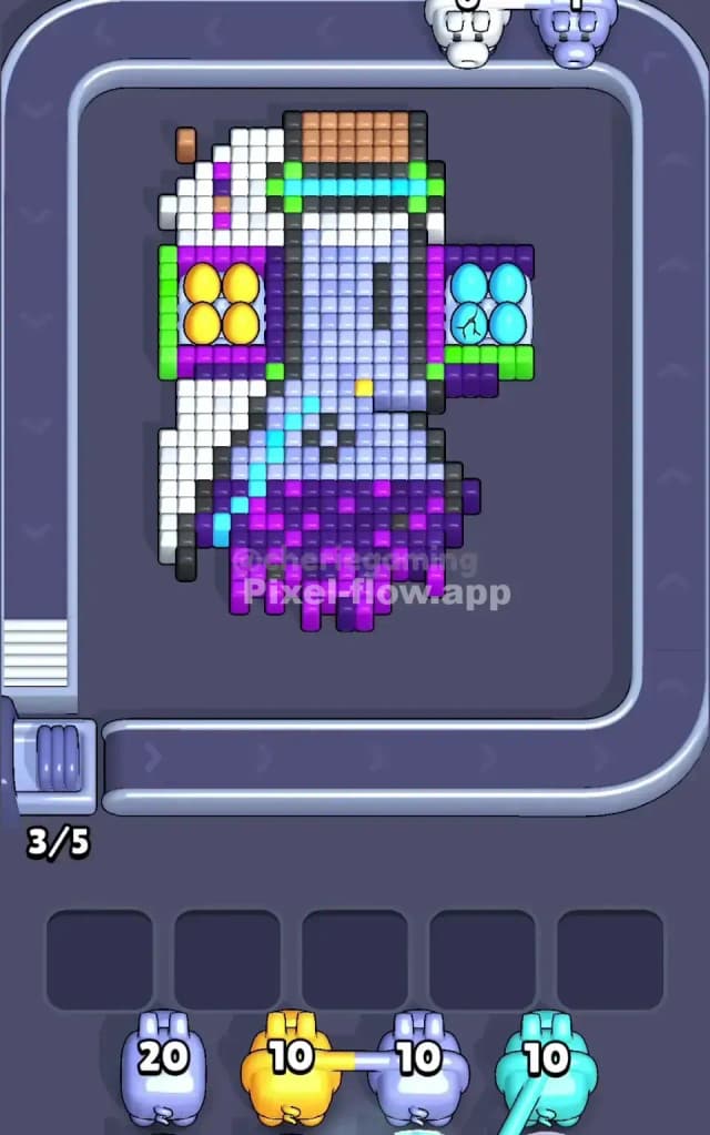 Pixel Flow Level 461 Solution 1