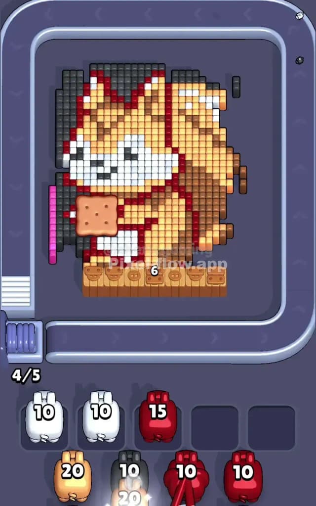 Pixel Flow Level 585 Solution 1