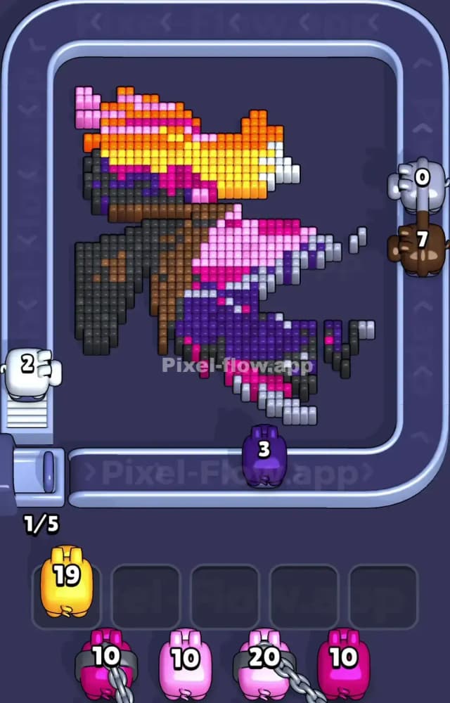 Pixel Flow Level 1032 Solution 2