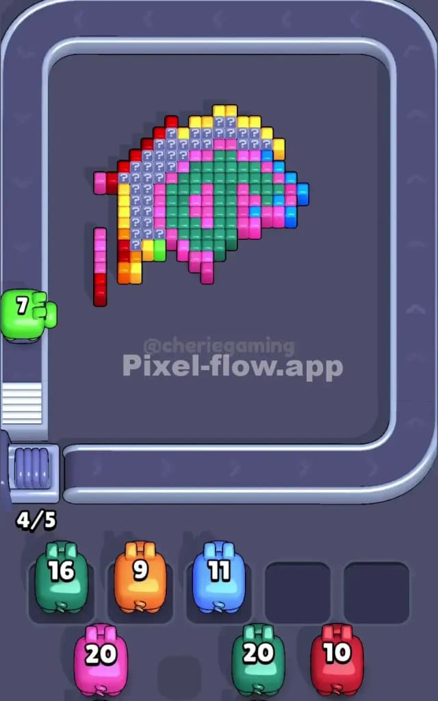 Pixel Flow Level 86 Solution 2