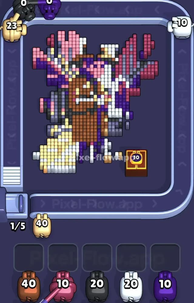 Pixel Flow Level 1525 Solution 1