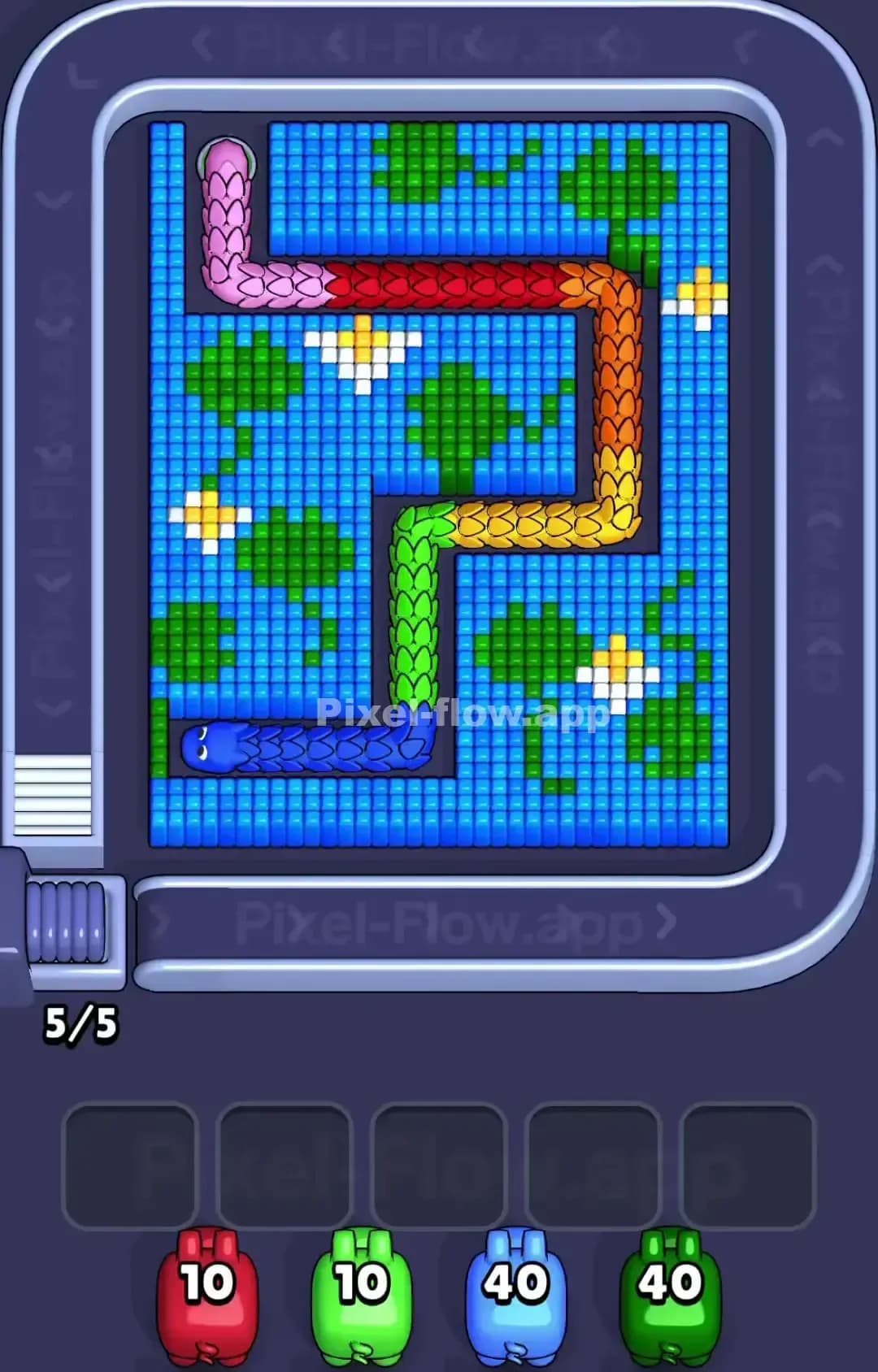 Pixel Flow Level 1364 Screenshot