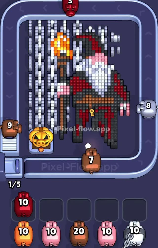 Pixel Flow Level 872 Solution 1