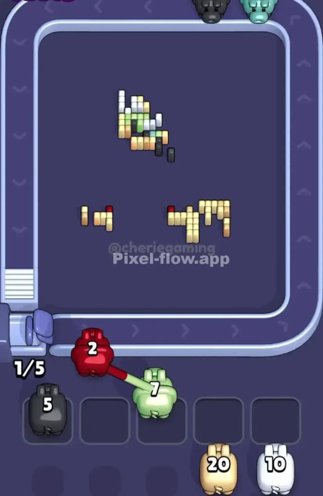 Pixel Flow Level 1744 Solution 3