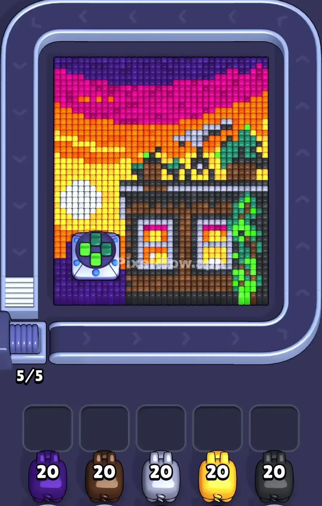 Pixel Flow Level 834 Screenshot