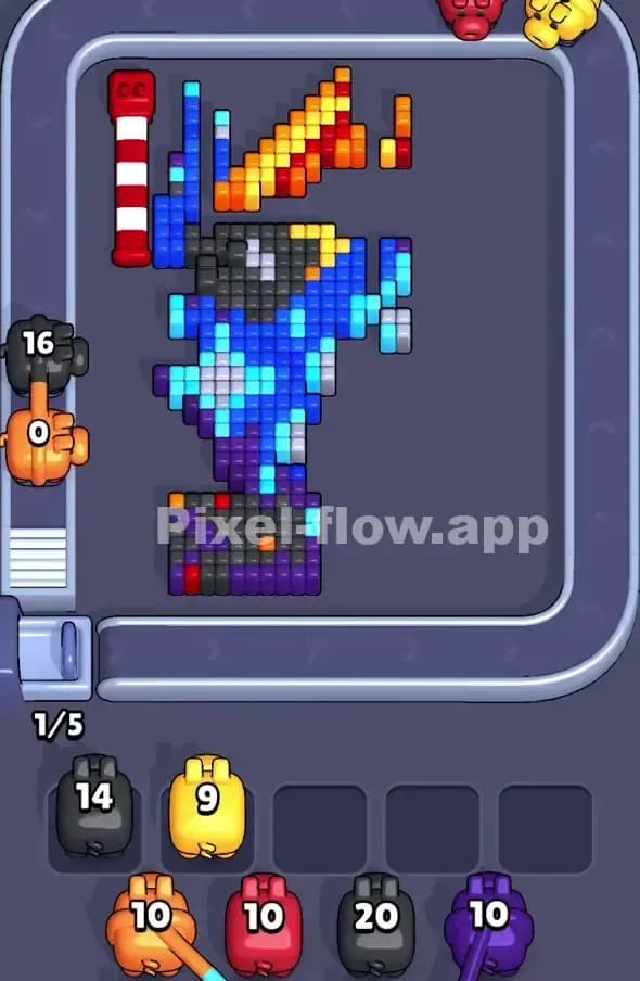 Pixel Flow Level 349 Solution 2