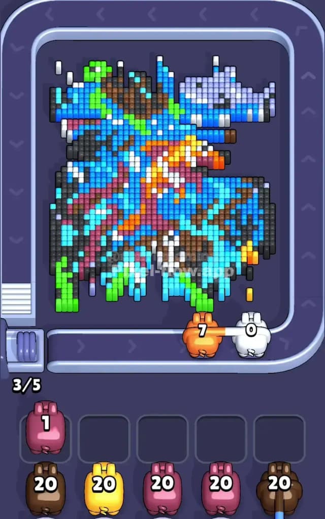 Pixel Flow Level 785 Solution 1