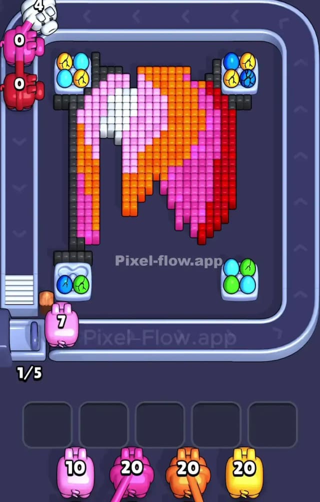 Pixel Flow Level 868 Solution 2