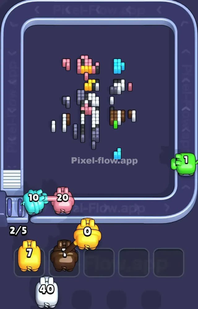 Pixel Flow Level 1354 Solution 3
