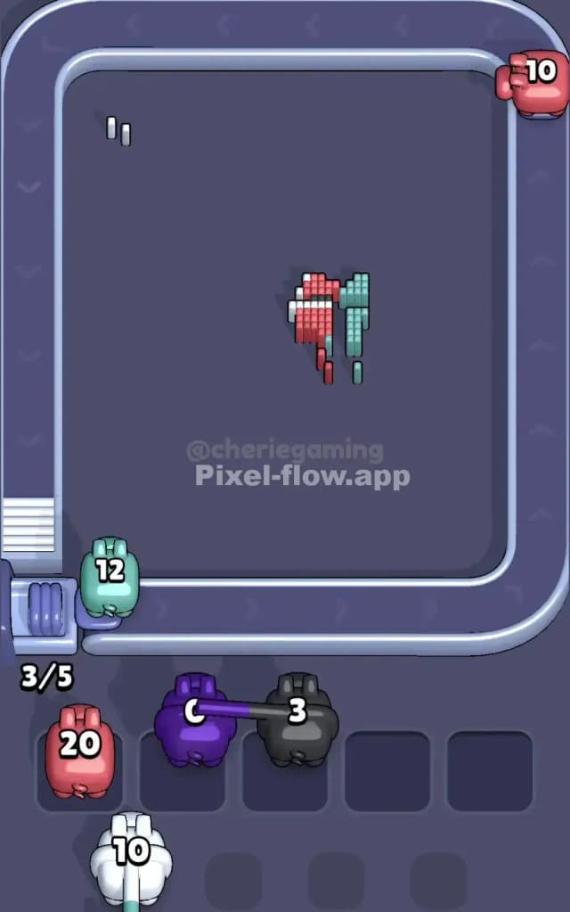 Pixel Flow Level 584 Solution 3