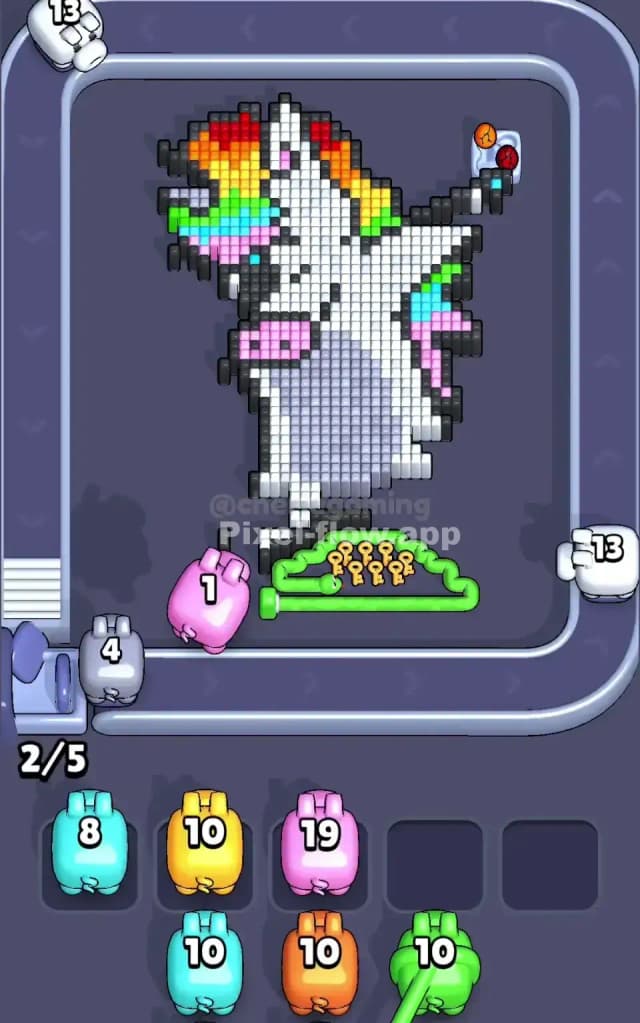 Pixel Flow Level 444 Solution 1