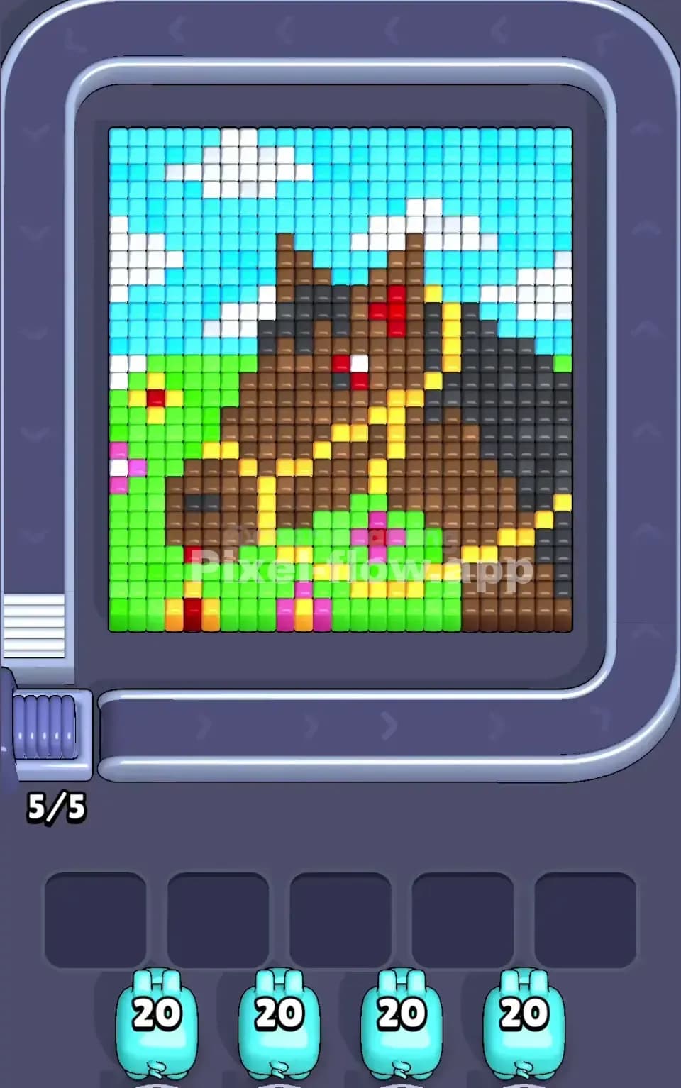 Pixel Flow Level 61 Screenshot