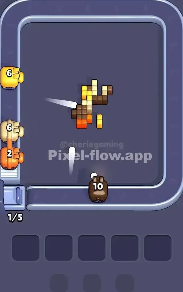 Pixel Flow Level 251 Solution 3