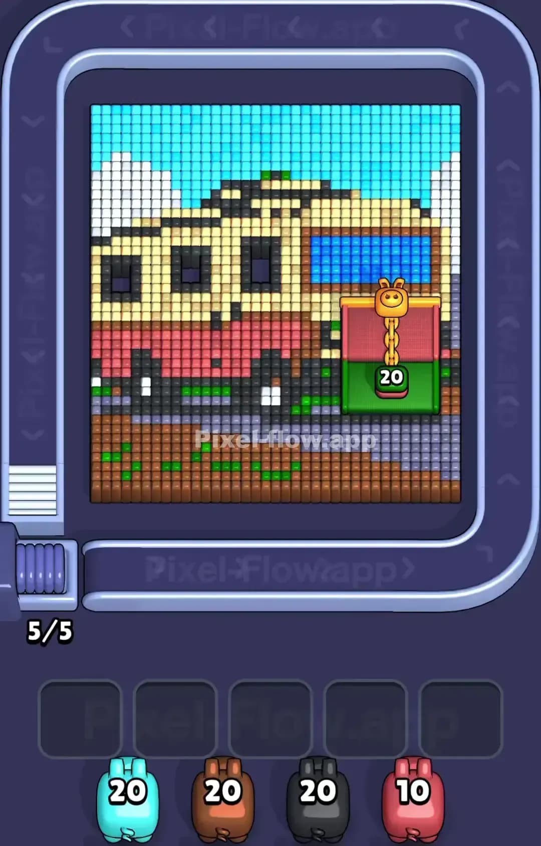 Pixel Flow Level 1494 Screenshot