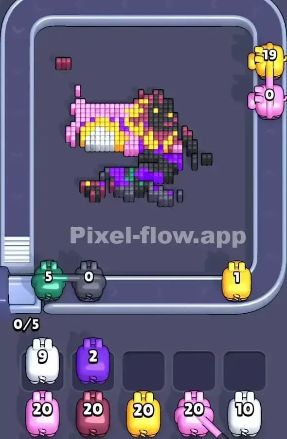 Pixel Flow Level 384 Solution 2