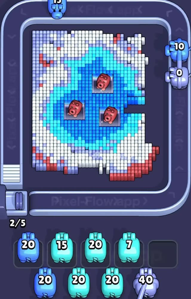 Pixel Flow Level 1177 Solution 1