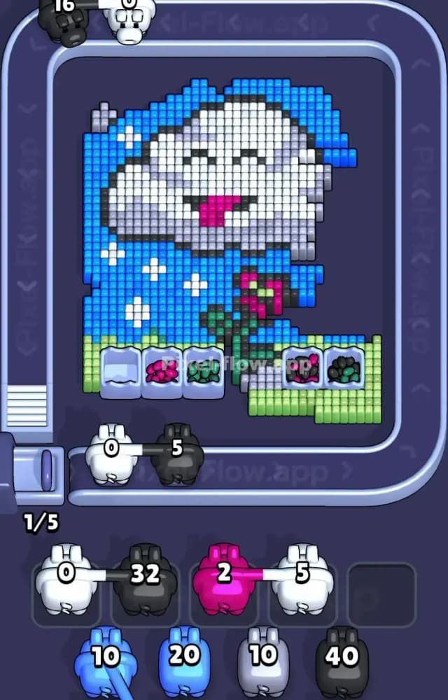 Pixel Flow Level 1333 Solution 1