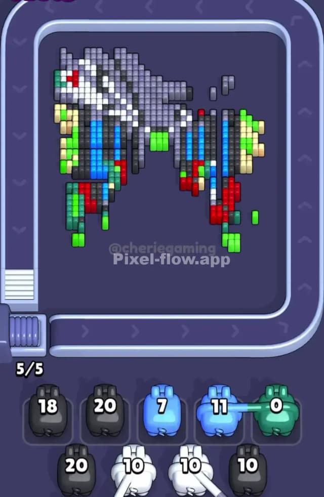 Pixel Flow Level 1757 Solution 2