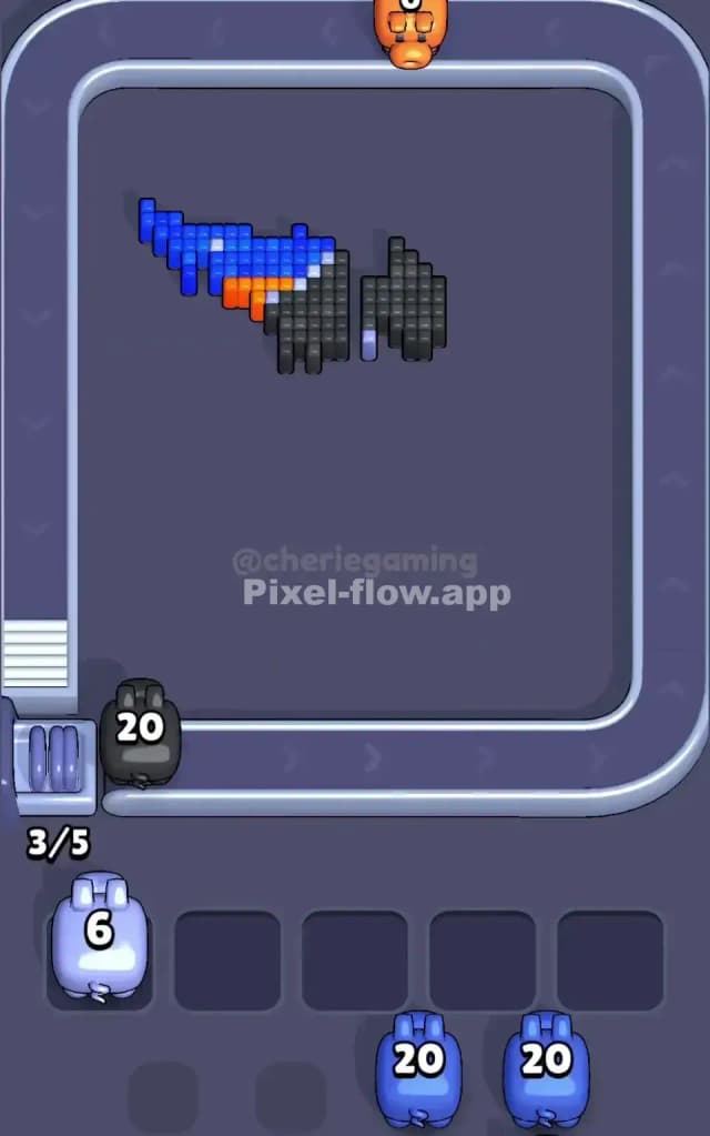 Pixel Flow Level 378 Solution 3