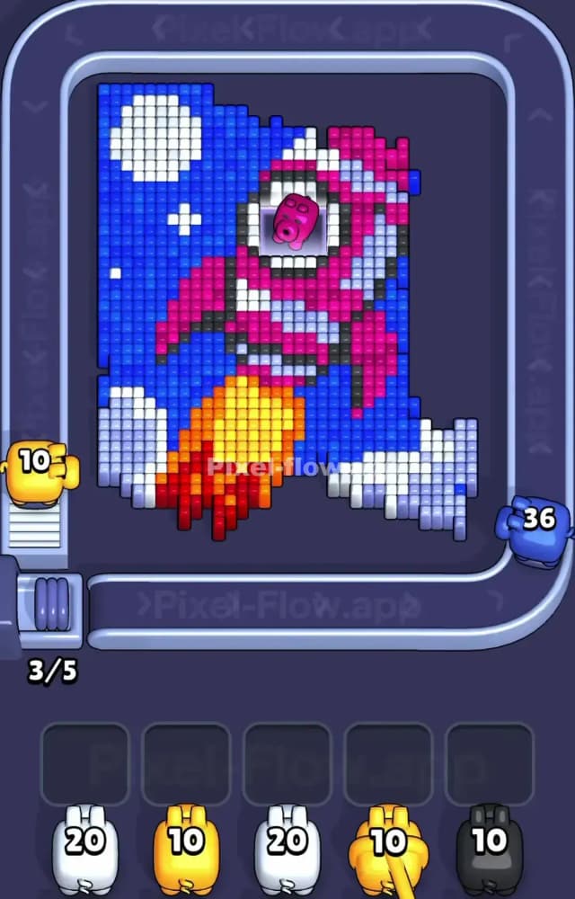 Pixel Flow Level 1278 Solution 1