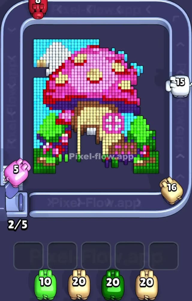 Pixel Flow Level 1398 Solution 1