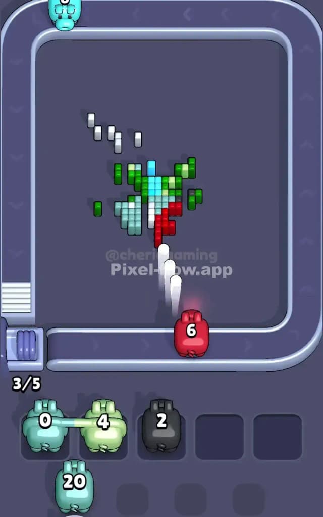 Pixel Flow Level 652 Solution 3