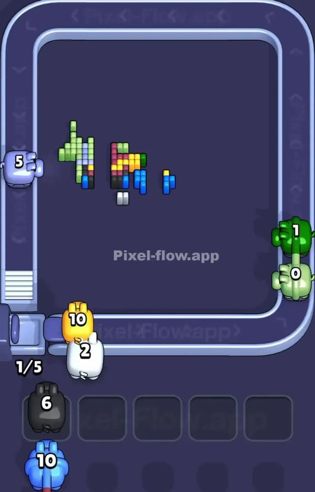 Pixel Flow Level 1337 Solution 3