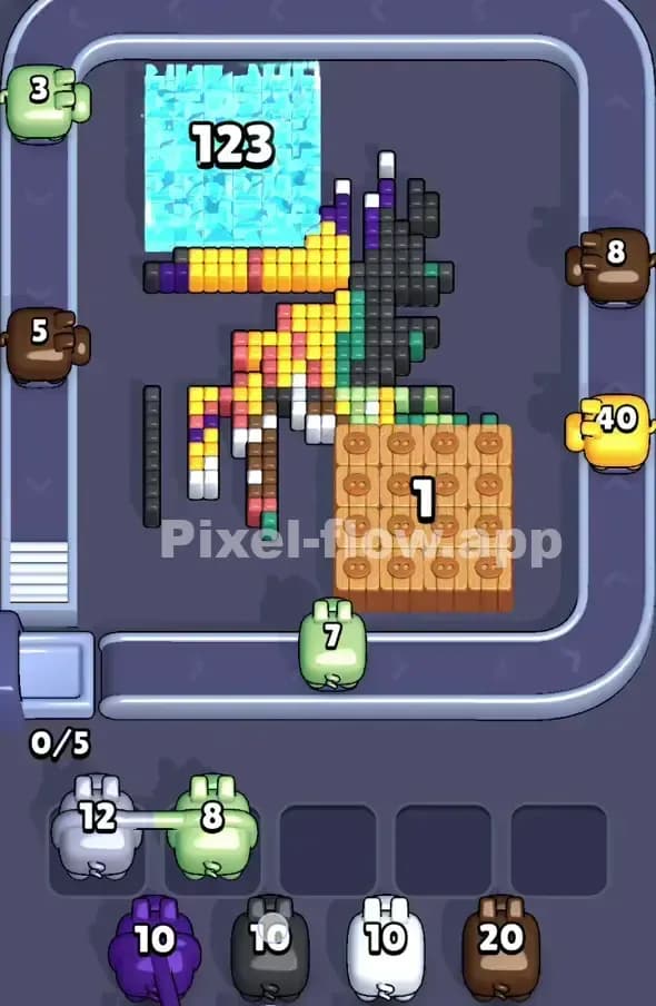 Pixel Flow Level 394 Solution 2