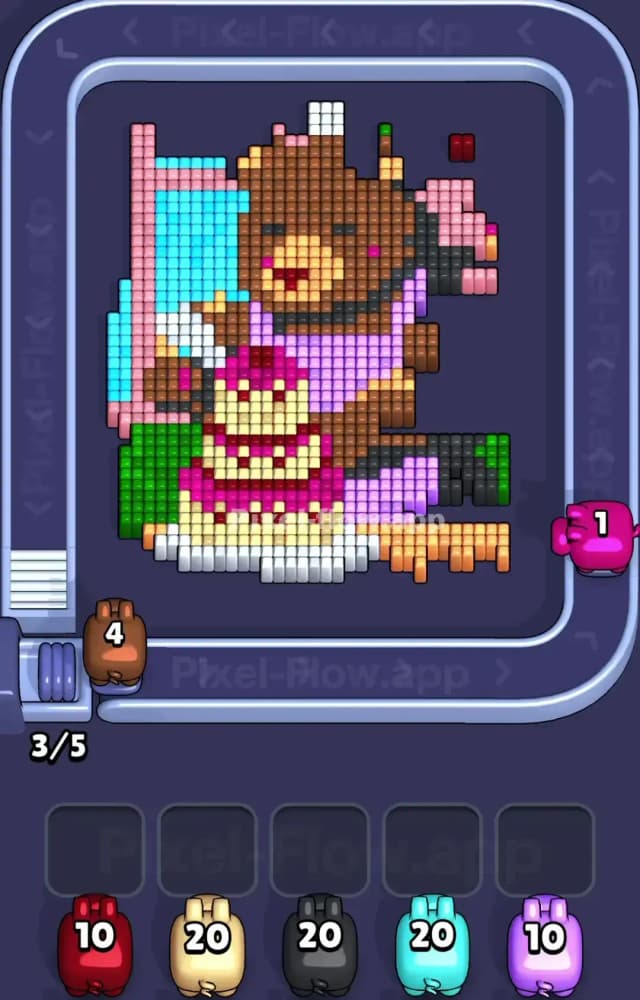 Pixel Flow Level 1207 Solution 1