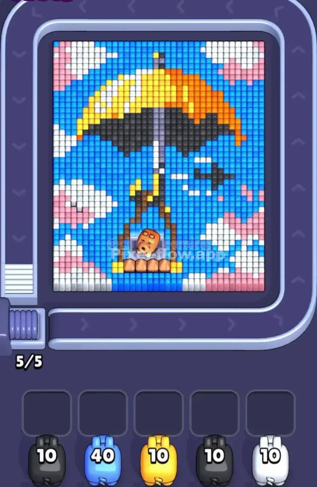 Pixel Flow Level 1623 Gameplay