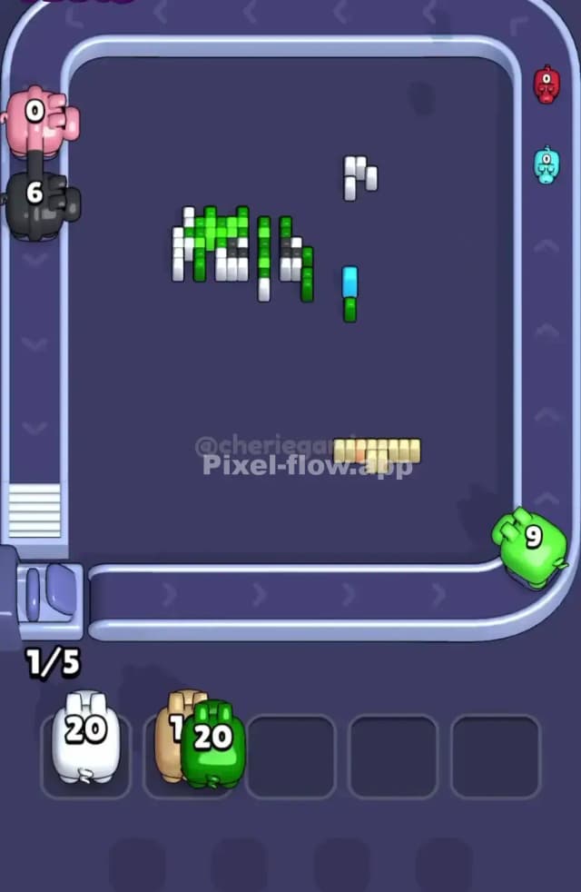 Pixel Flow Level 1787 Solution 3