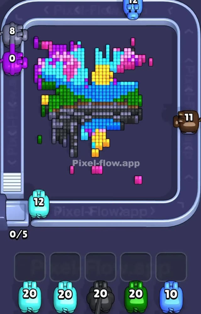 Pixel Flow Level 1373 Solution 2