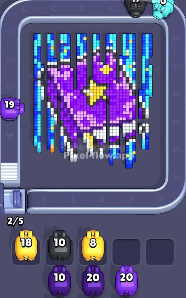 Pixel Flow Level 721 Solution 1