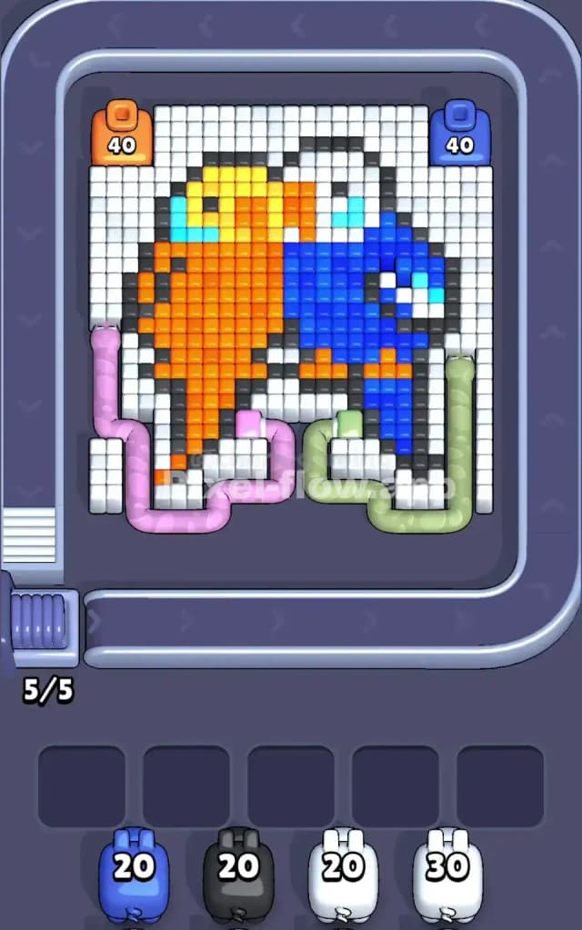 Pixel Flow Level 152 Gameplay